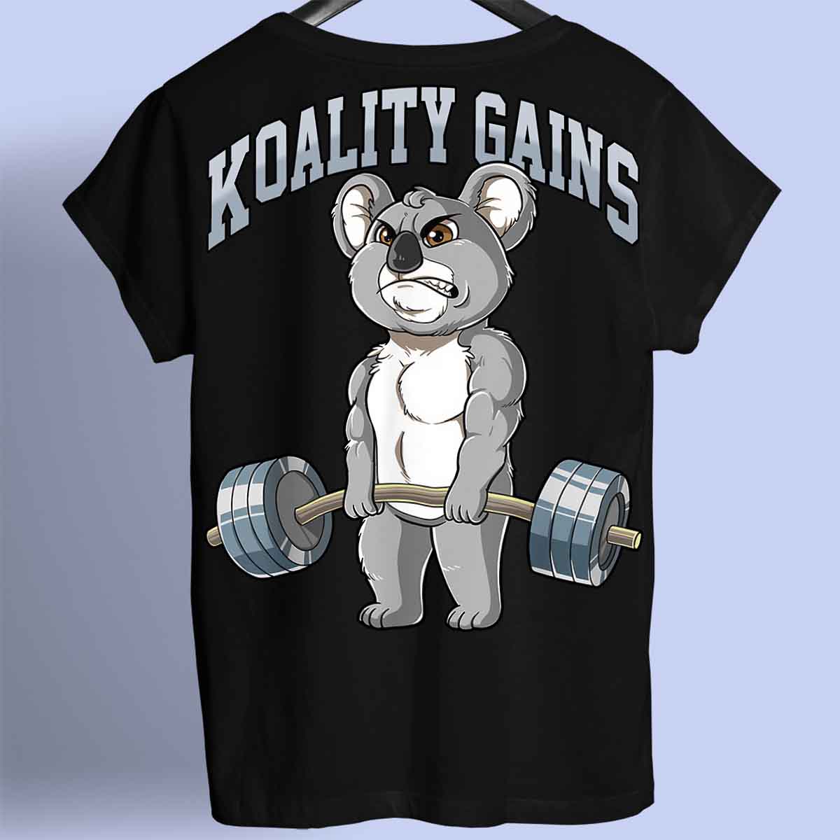Koality Gains - Maglietta Premium con stampa unisex