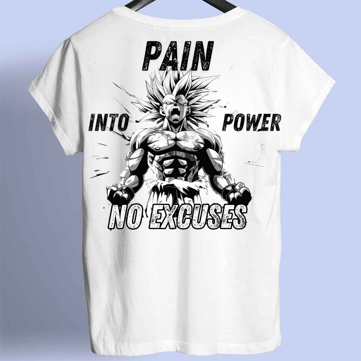 Pain Into Power - Maglietta Premium con stampa unisex