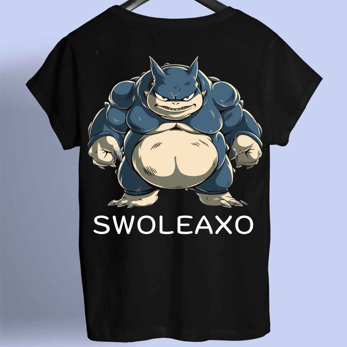 Swoleaxo 1 - Maglietta Premium unisex con stampa sul retro