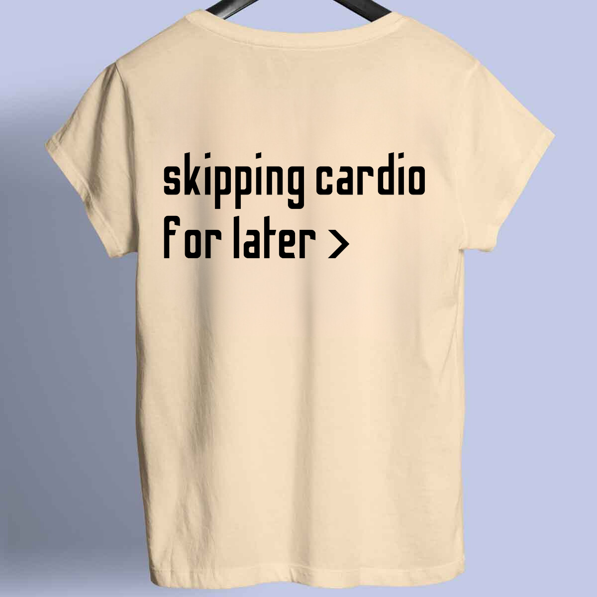 Skipping Cardio - Maglietta Premium Stampa frontale unisex