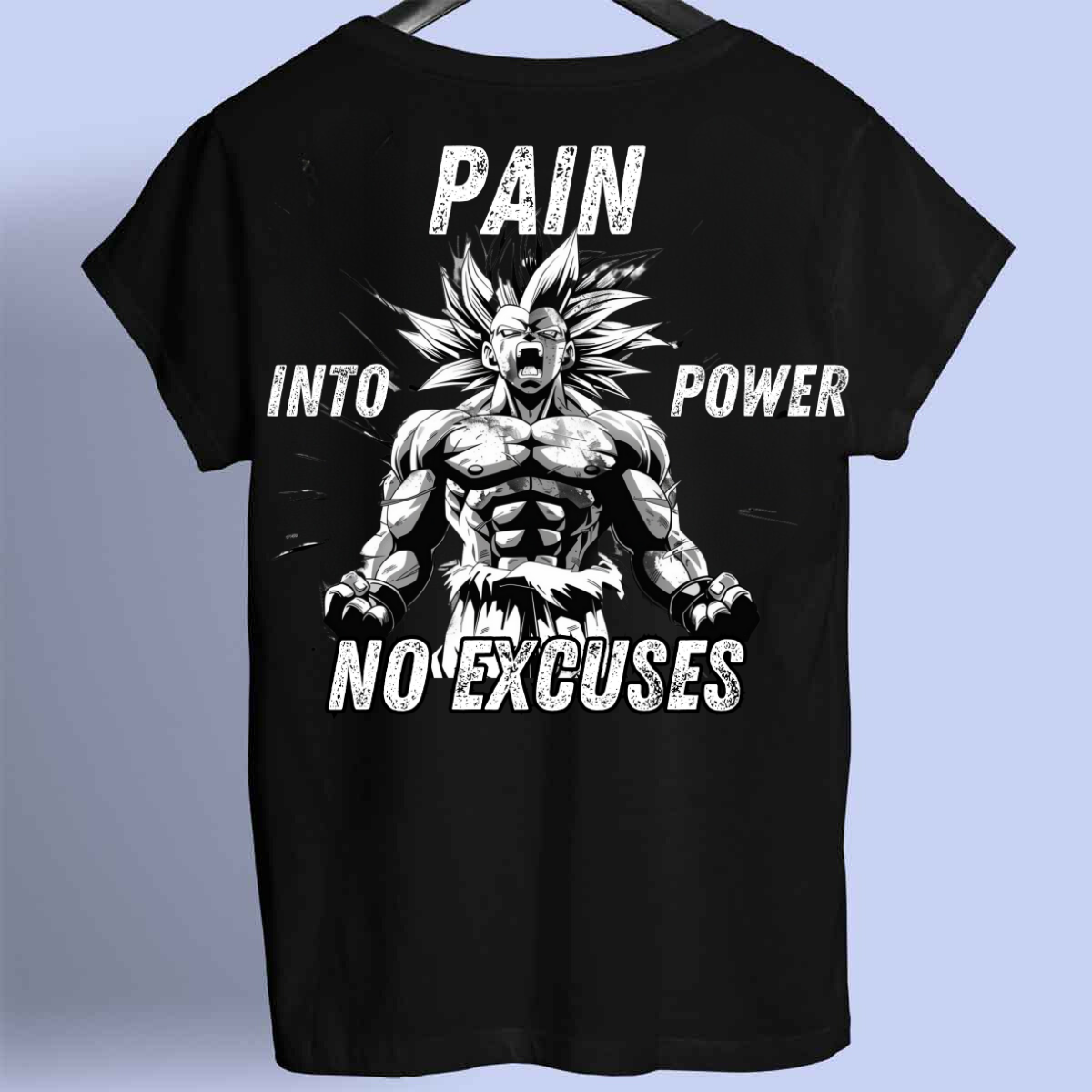 Pain Into Power - Maglietta Premium con stampa unisex