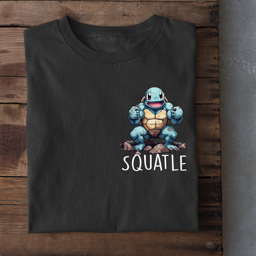 Squatle - Maglietta Premium unisex stampa frontale