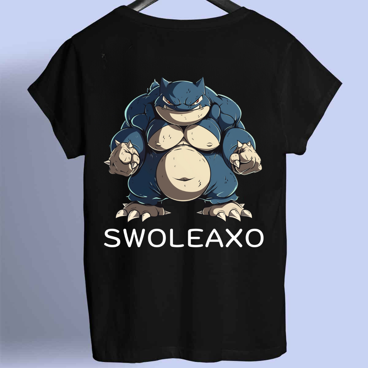 Swoleaxo 2 - Maglietta Premium unisex con stampa sul retro