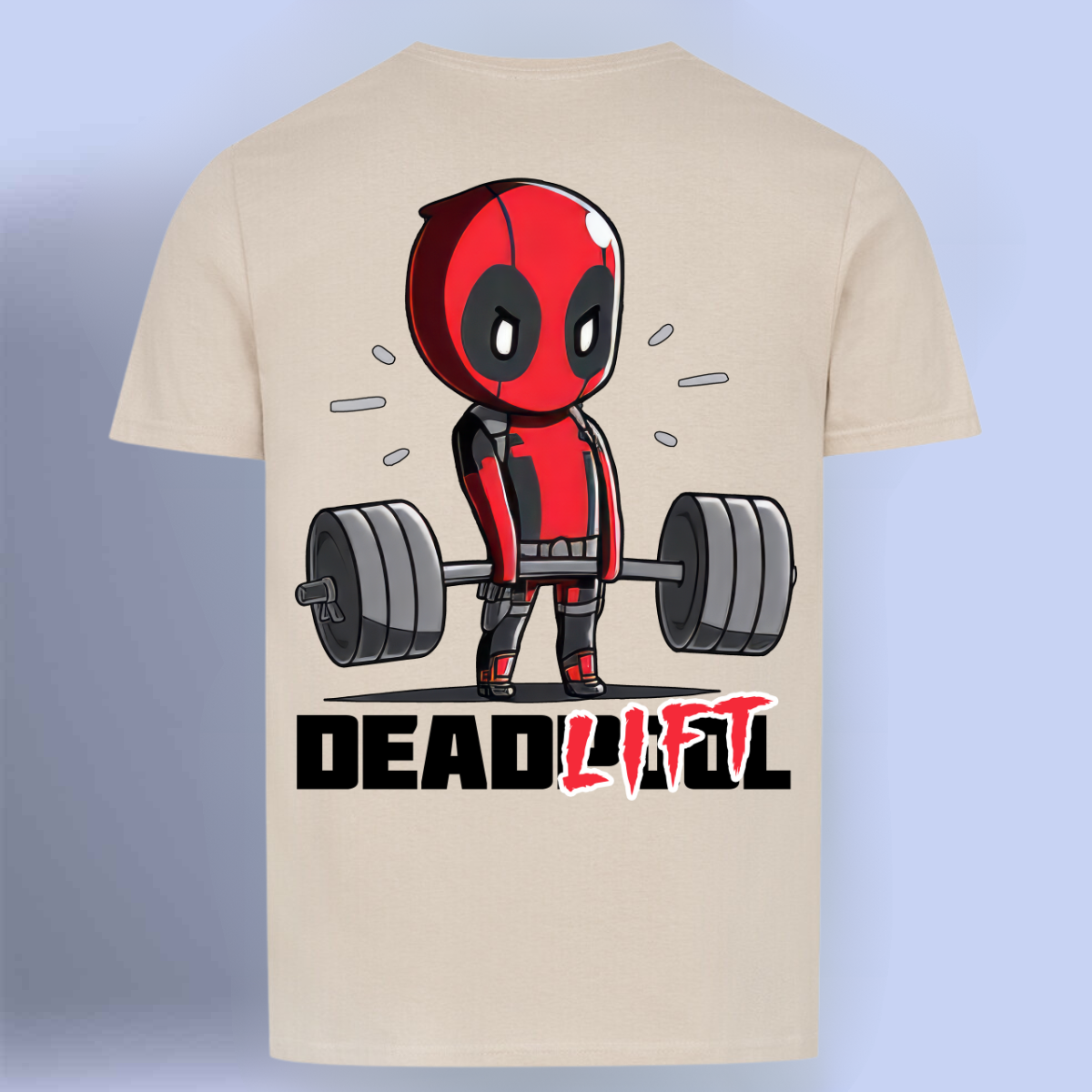 Dead-Lift - T-shirt premium unisex con stampa sul retro