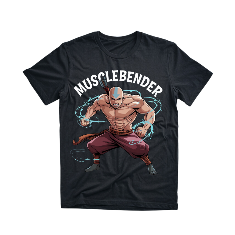 Musclebender - Maglietta Premium Stampa frontale unisex