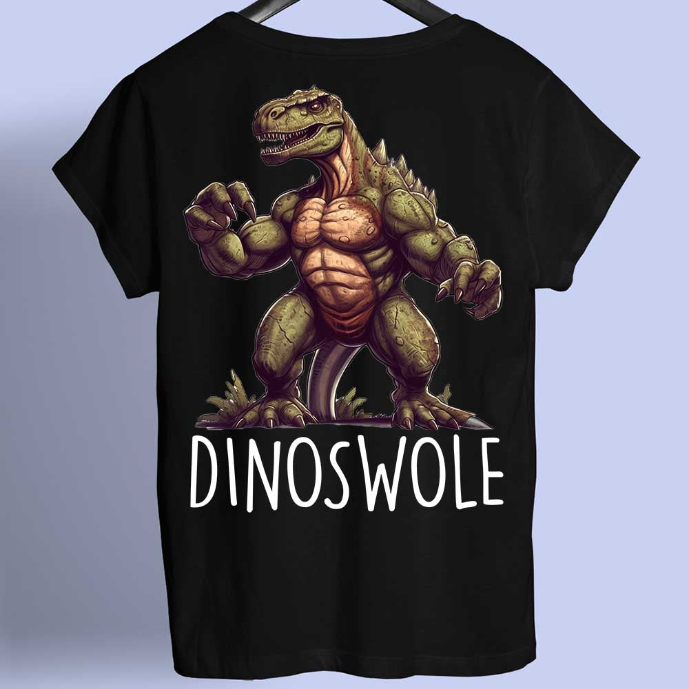 Dinoswole - Stampa sul retro della maglietta