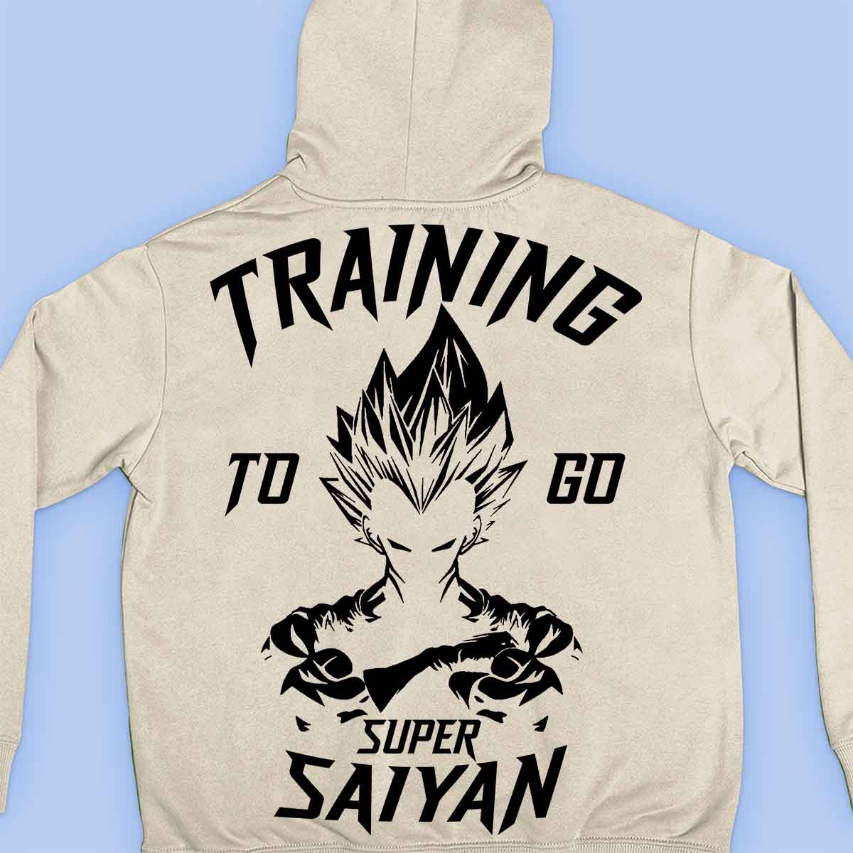 Saiyan - Felpa con cappuccio premium con stampa unisex