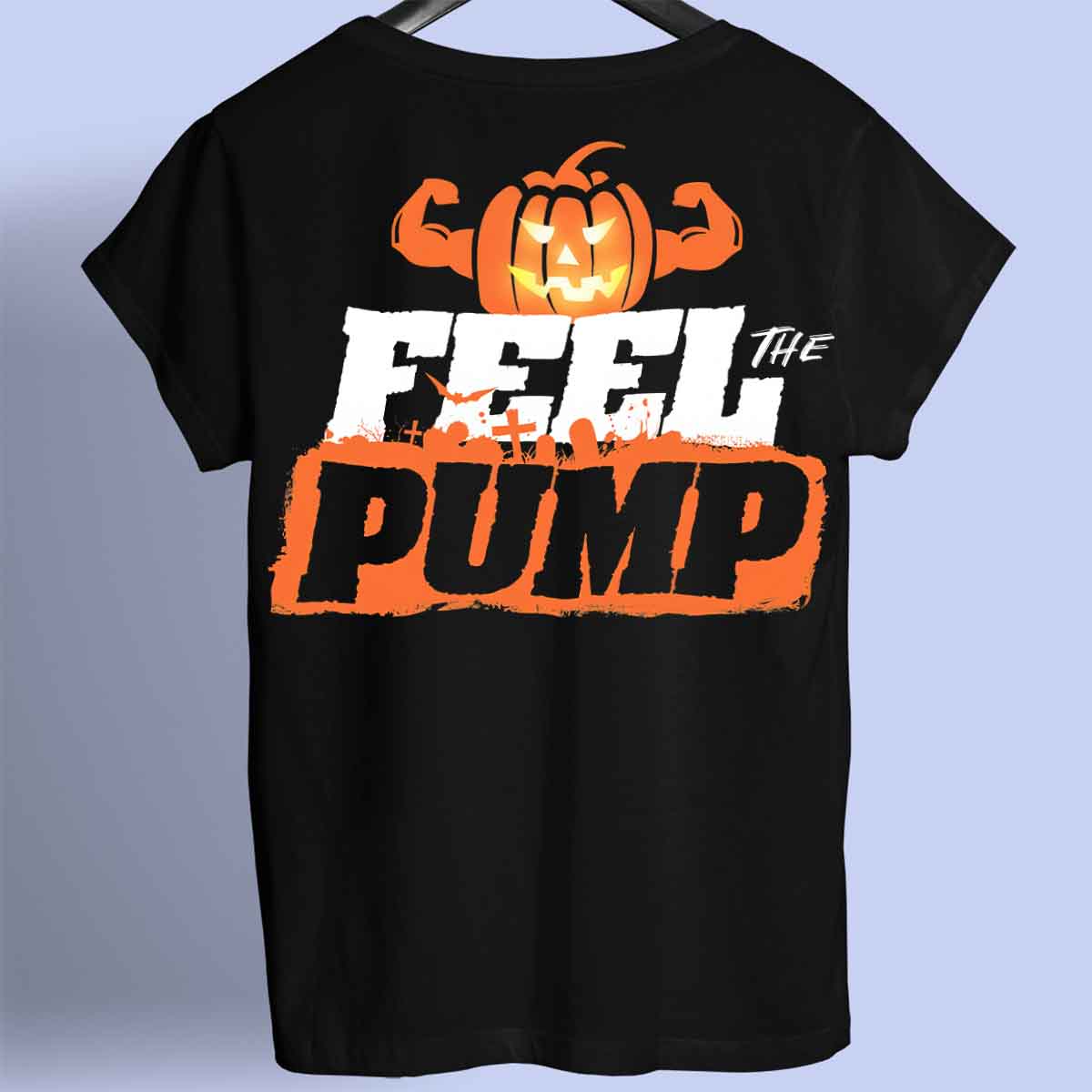 Feel the Pump - T-shirt premium unisex con stampa sul retro