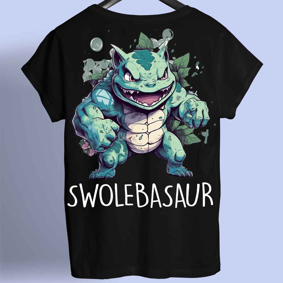 Swolebasaur - Premium T-Shirt Unisex Backprint