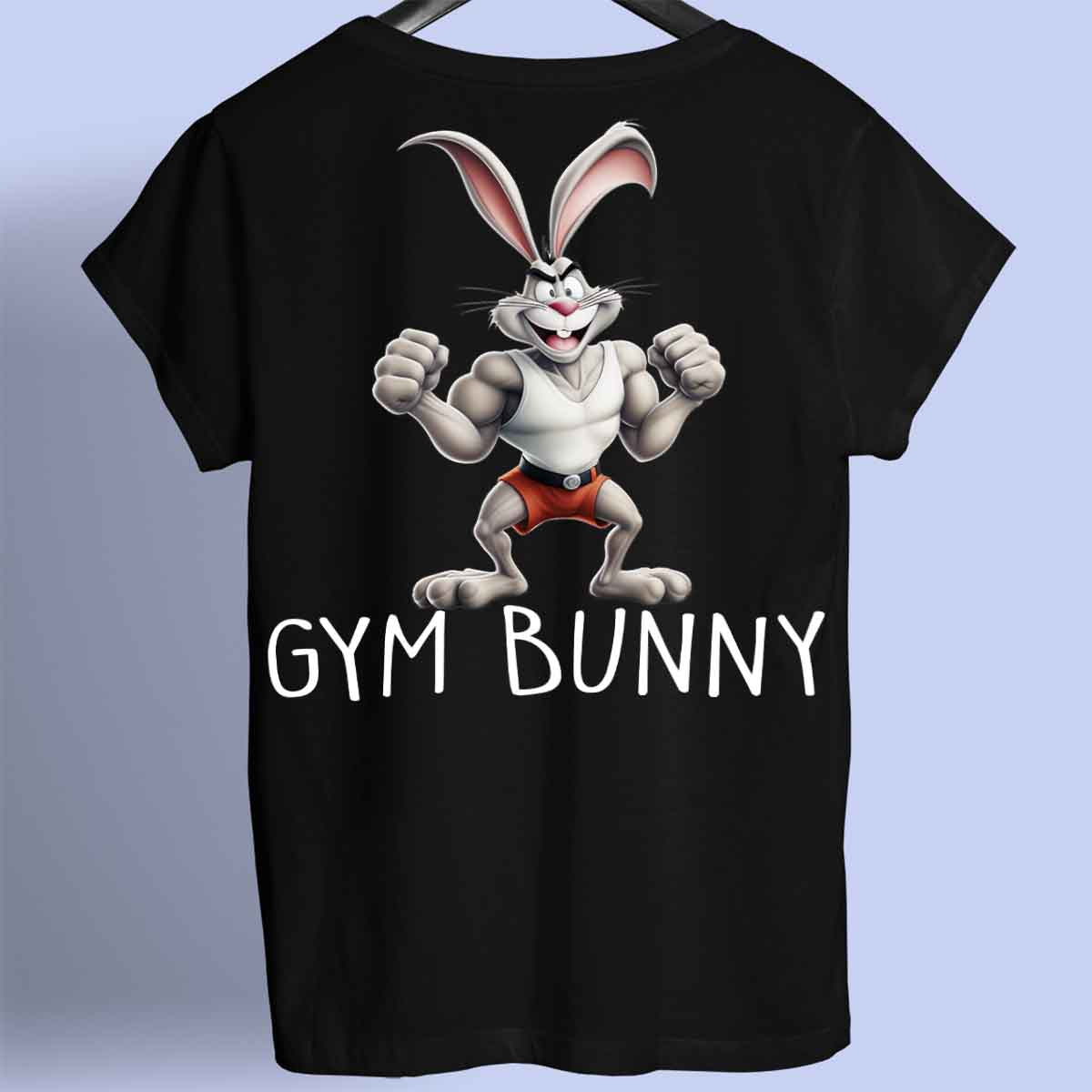 Gym Bunny - Premium Shirt Unisex Backprint