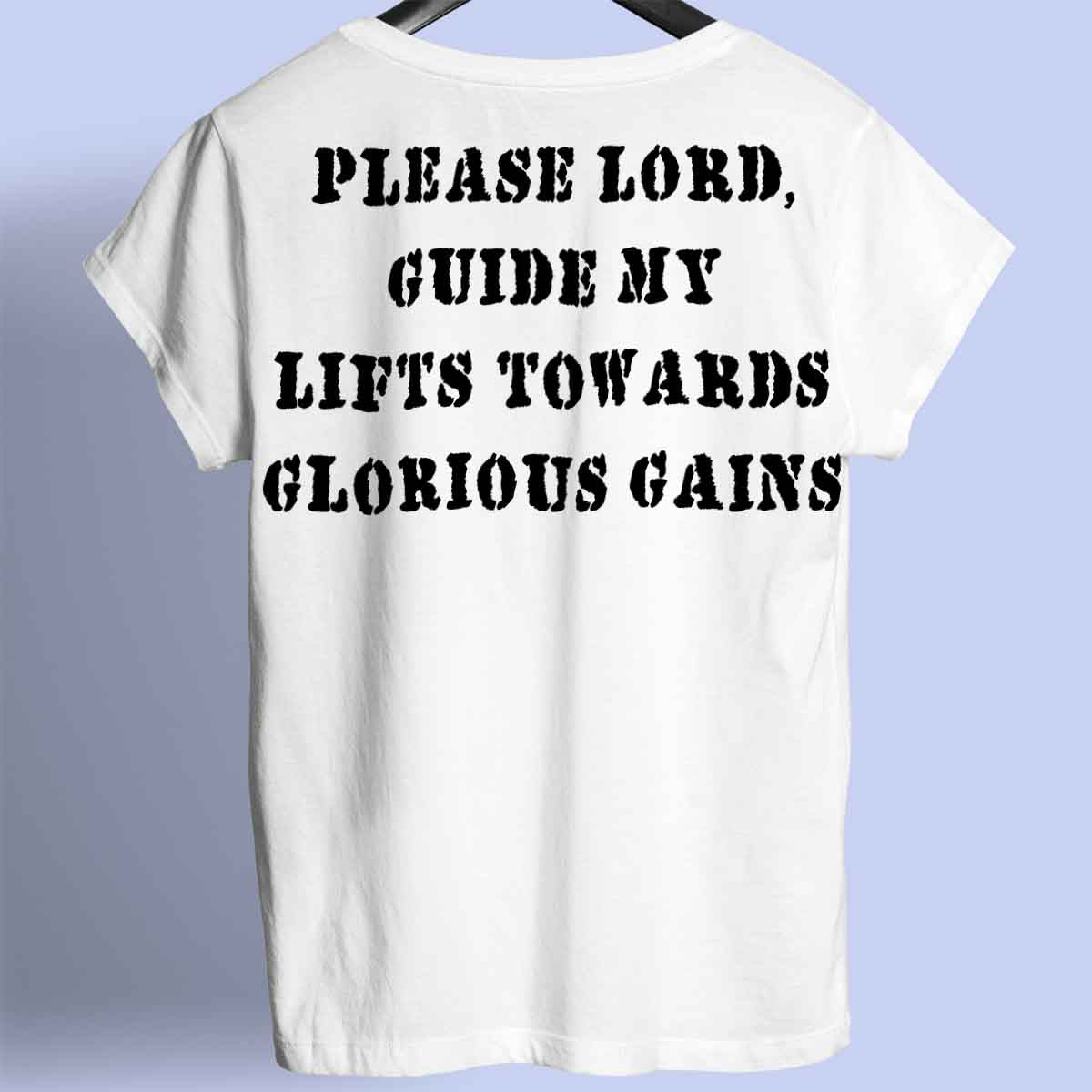 Glorious Gains - Camicia Premium con stampa sul retro unisex