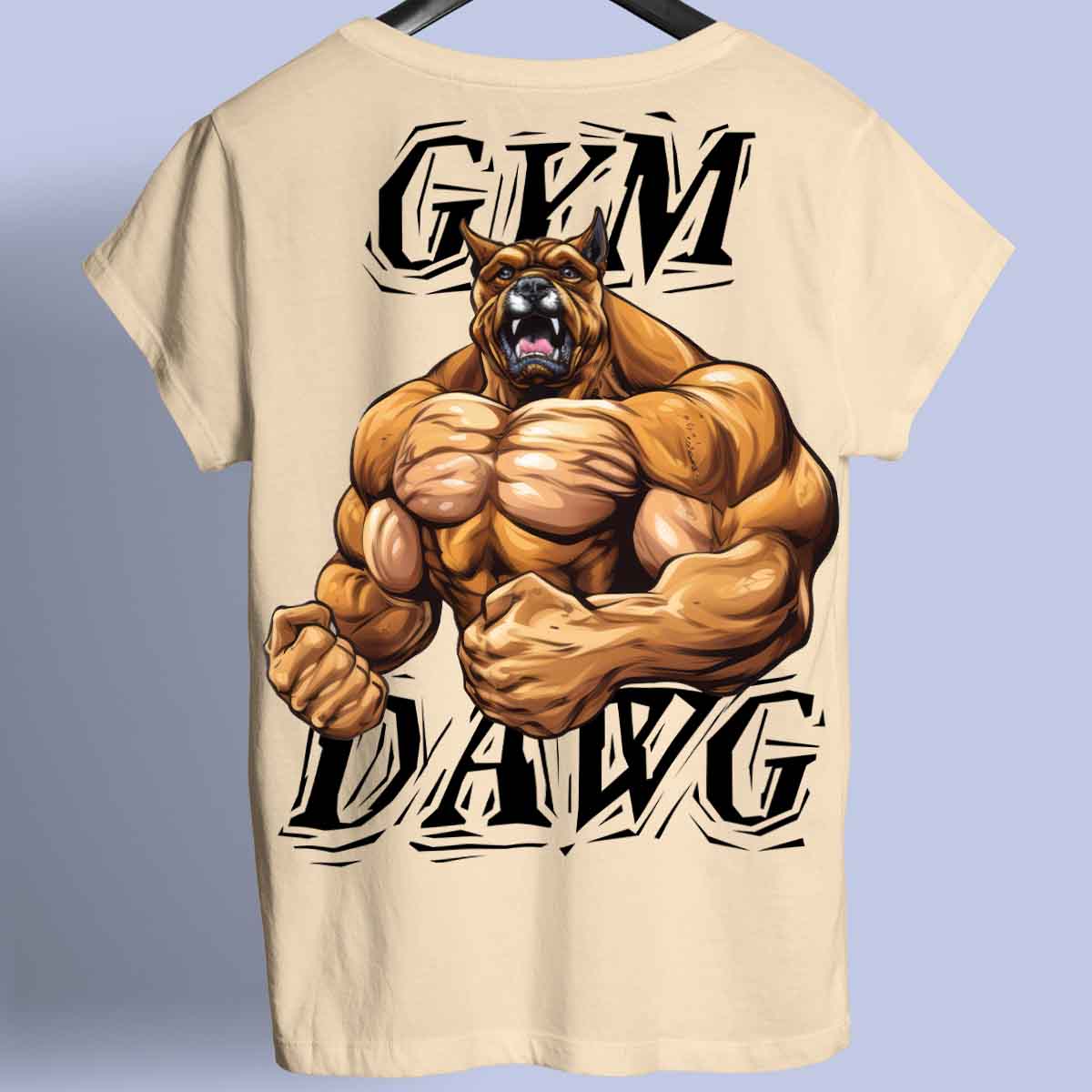 Gym Dawg - Maglietta Premium con stampa unisex