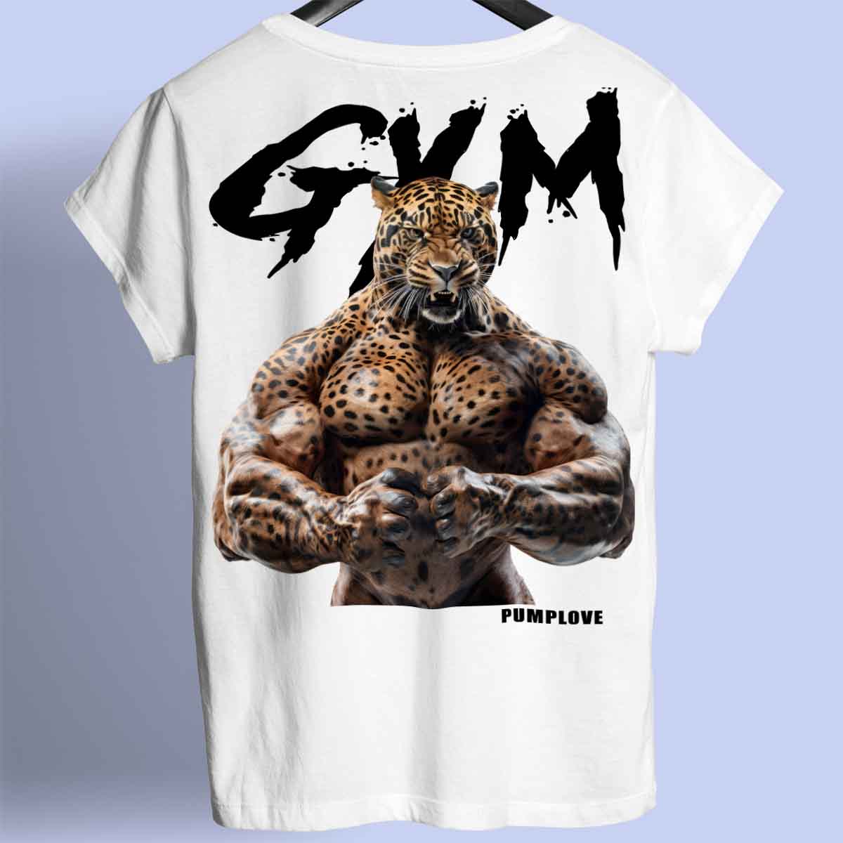 Gym Jaguar - Maglietta Premium con stampa sul retro unisex