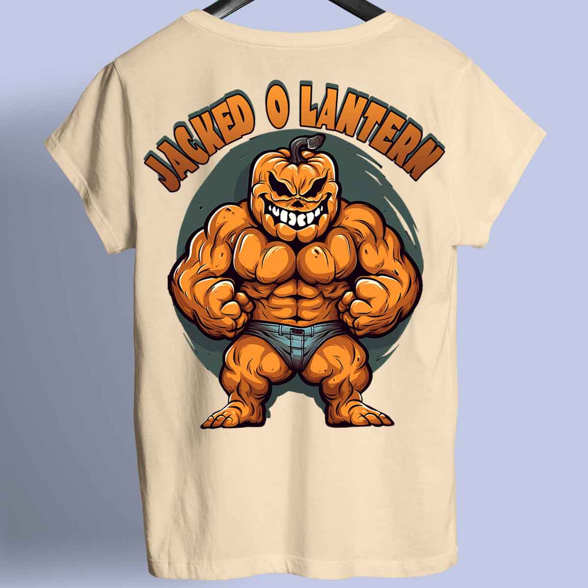 Jacked o Lantern - T-shirt premium unisex con stampa sul retro