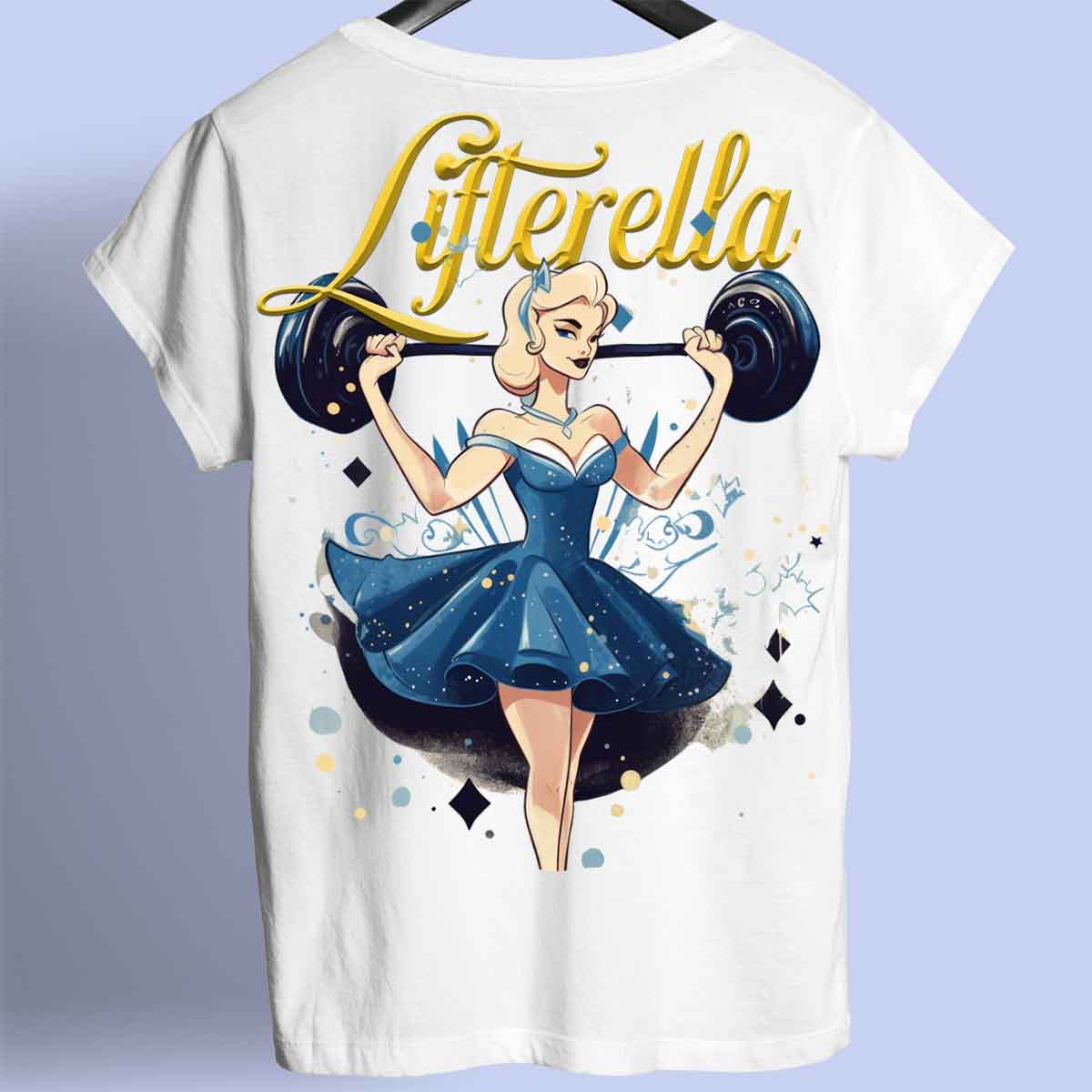 Lifterella - Premium T-Shirt Unisex Backprint