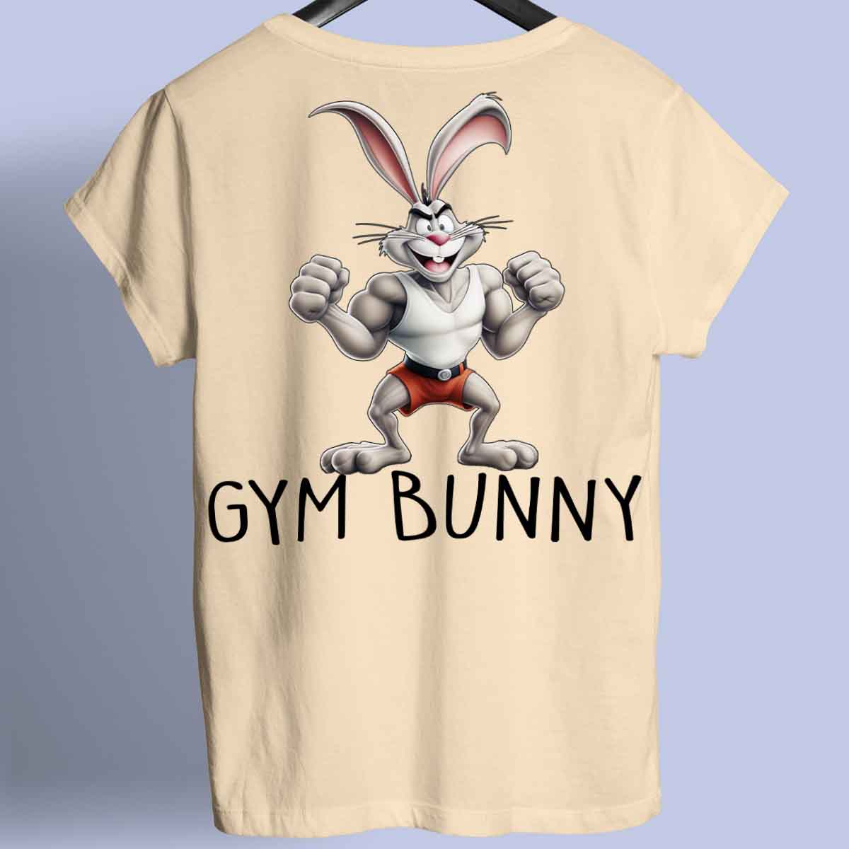 Gym Bunny - Maglietta Premium con stampa unisex