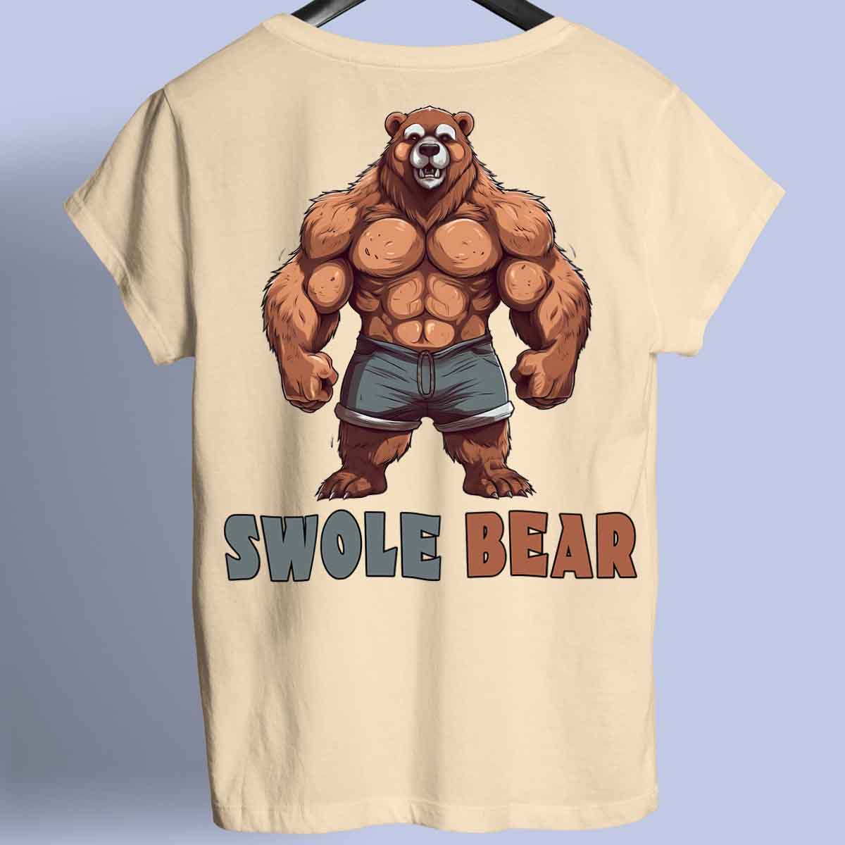 Swole Bear - Camicia Premium con stampa sul retro unisex