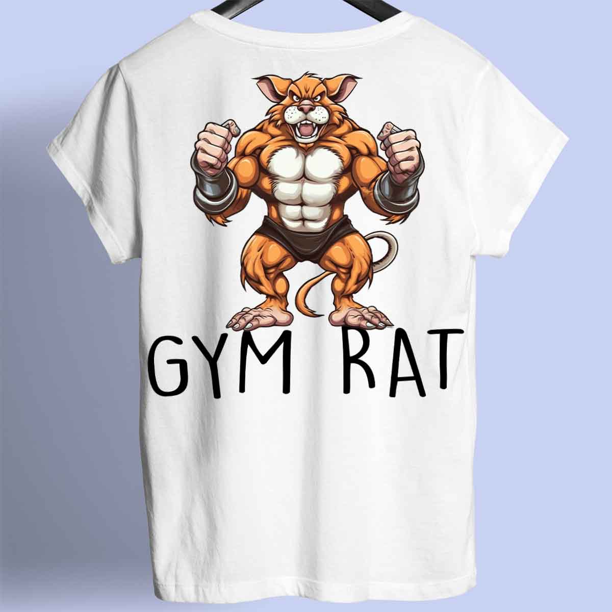 Gym Rat - Maglietta Premium con stampa unisex