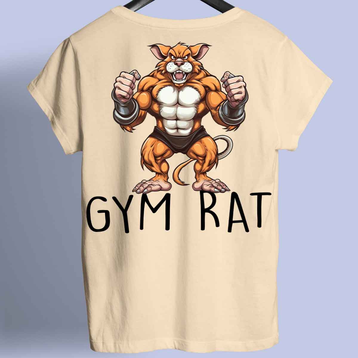 Gym Rat - Maglietta Premium con stampa unisex